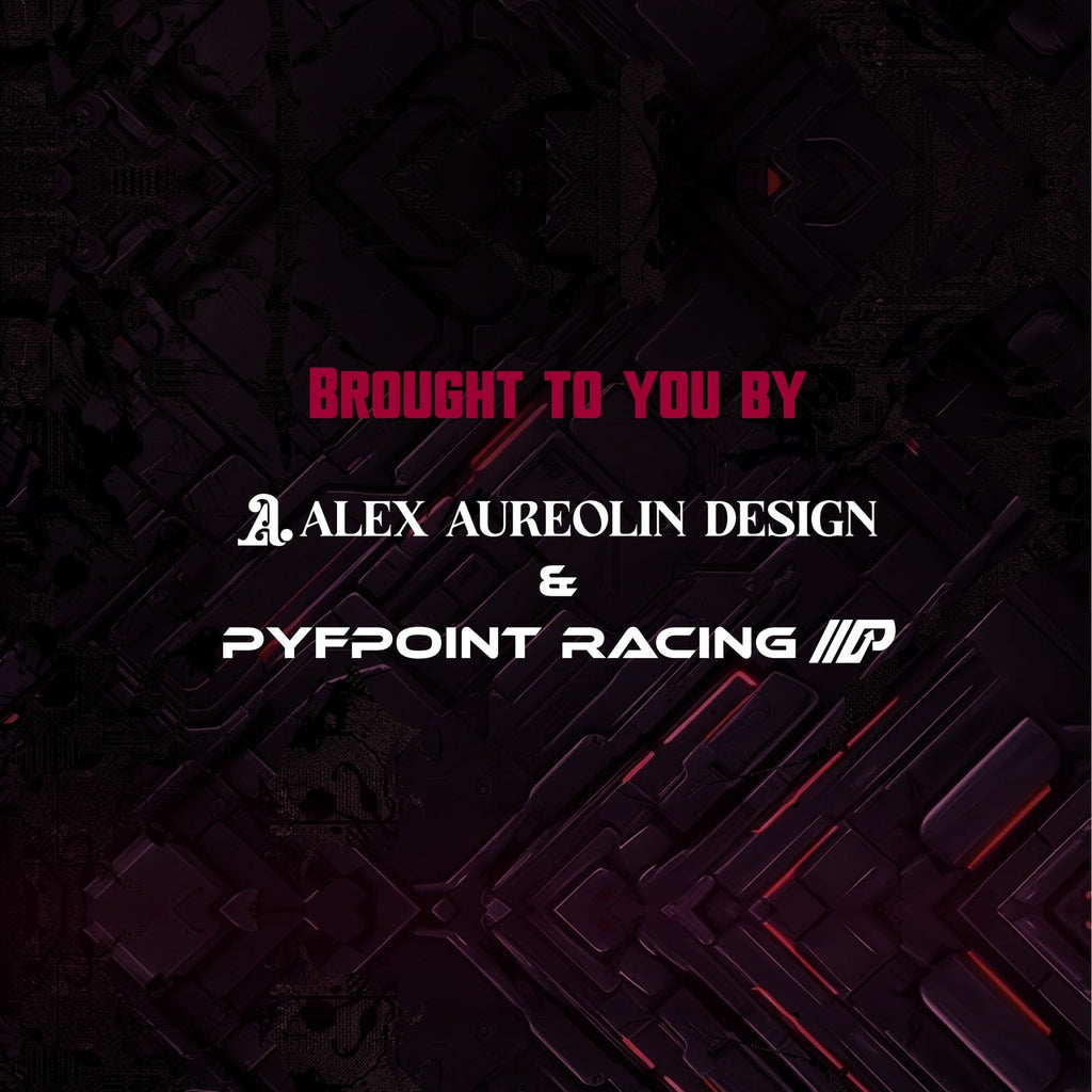 Alex Aureolin Design and PyfPoint Racing branding card