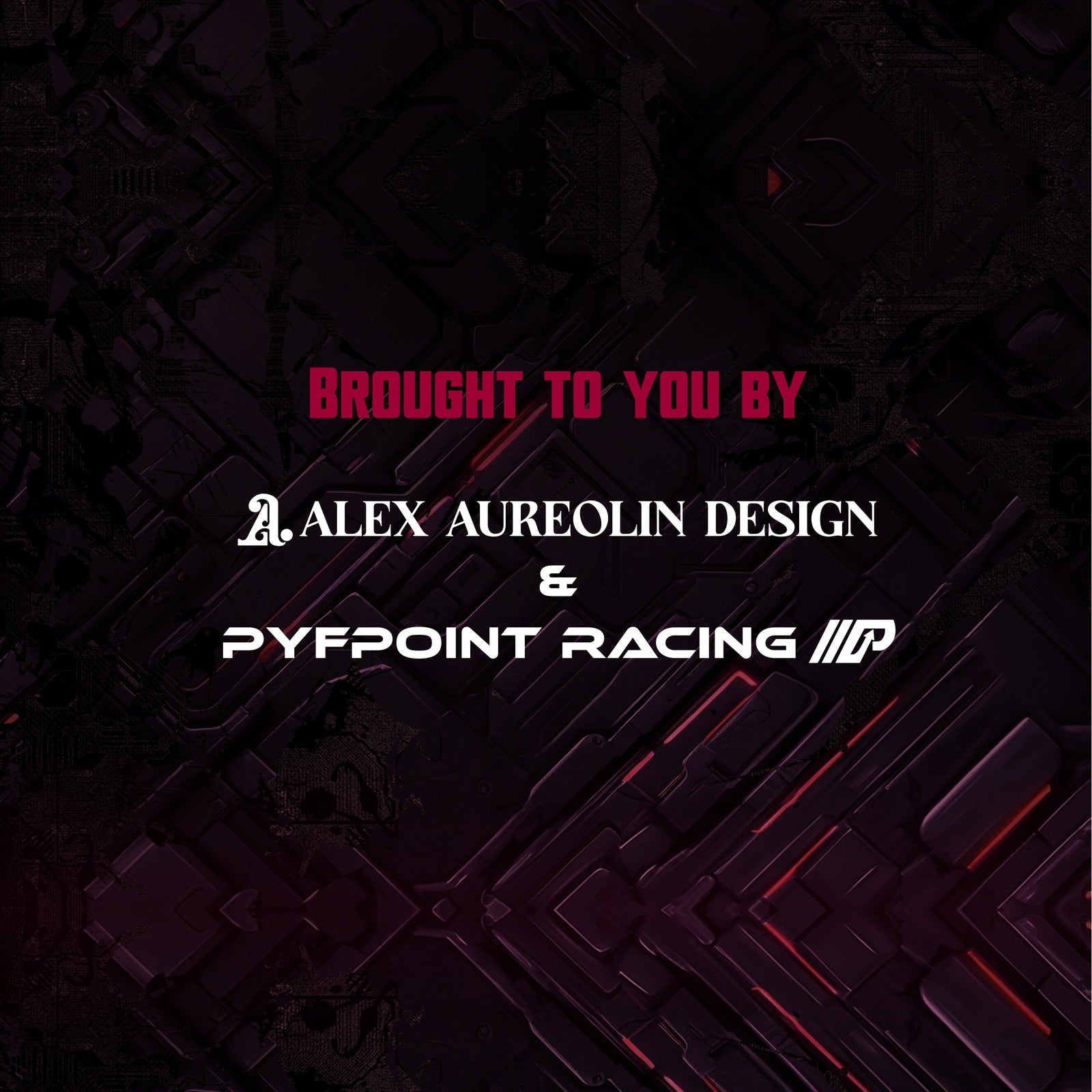 Alex Aureolin Design and PyfPoint Racing branding card